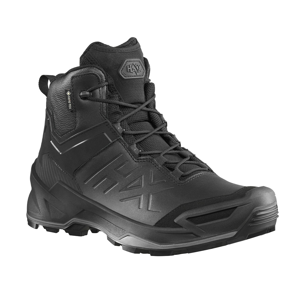 Stiefel, Wanderschuh, Gore-Tex, Stoff/Material, Schwarz